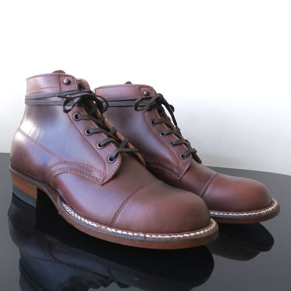 White's Boots Men's Custom Made Boots in Horween Leather, Handcrafted in USA
